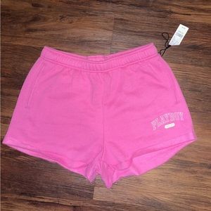 Playboy sweatpant shorts